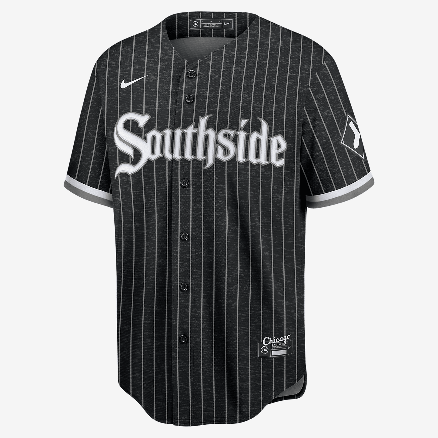 MLB Chicago White Sox City Connect (Tim Anderson) Men's Replica Baseball Jersey - Black/Anthracite