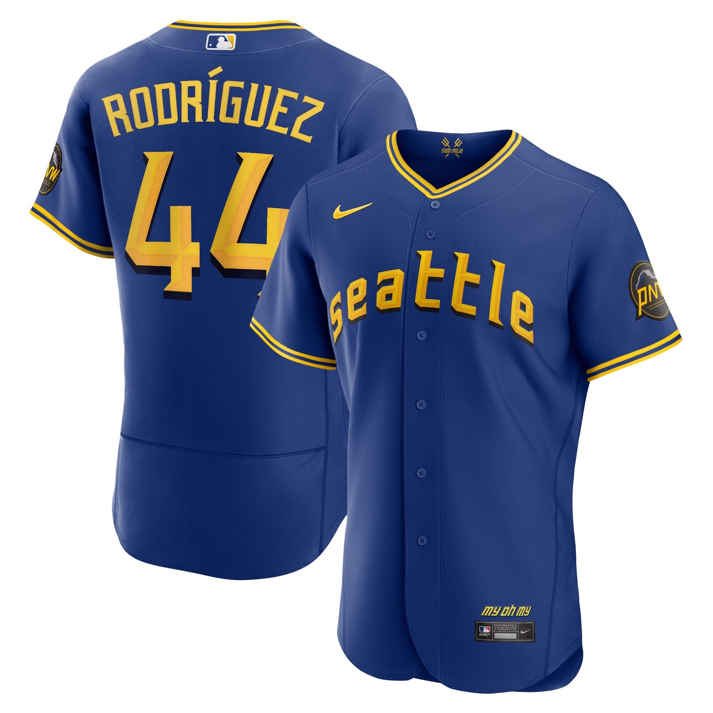 Julio Rodriguez Seattle Mariners Nike 2023 City Connect Authentic Player Jersey - Royal
