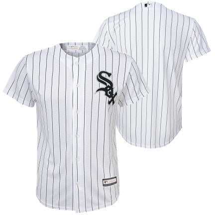 Youth MLB Branded Chicago White Sox Blank White Home Cool Base Jersey