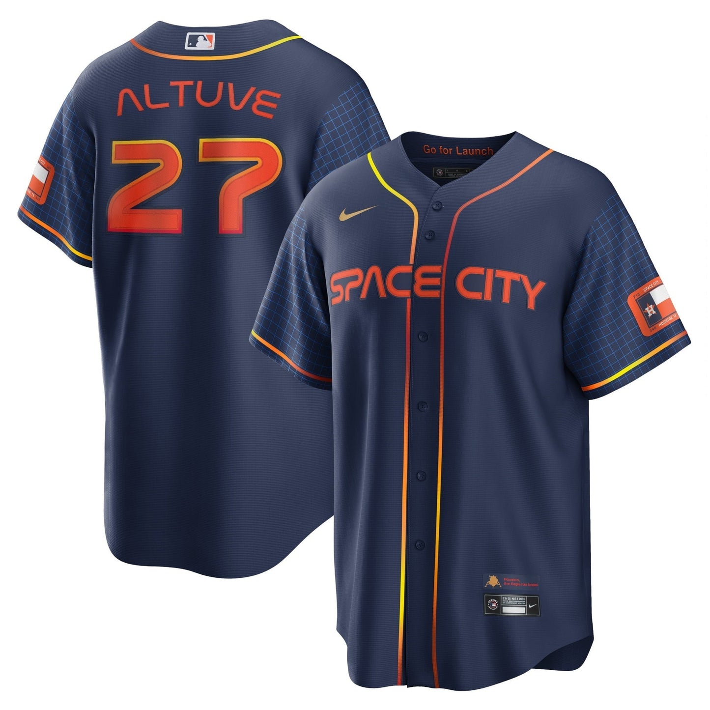 Men's Nike Jose Altuve Navy Houston Astros 2022 City Connect Replica Player Jersey