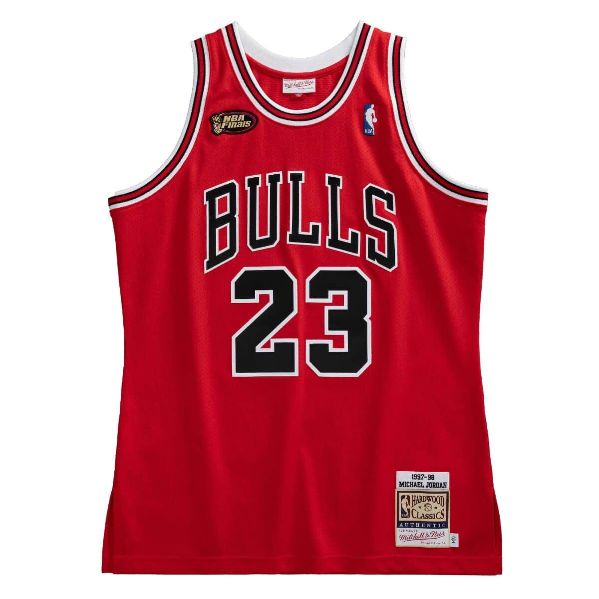 Authentic Michael Jordans Chicago Bulls 1997-98 Jersey
