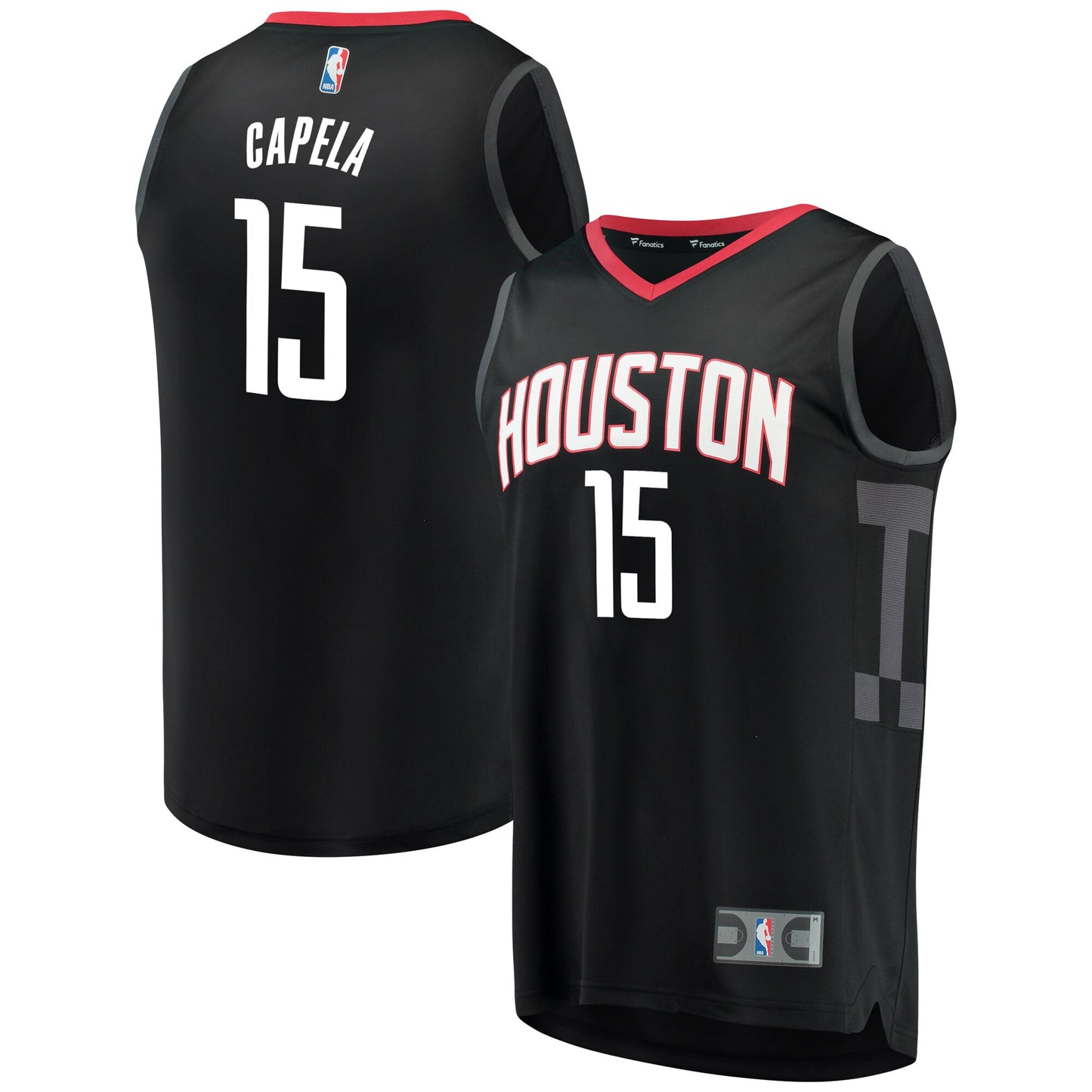 Clint Capela Houston Rockets Fanatics Branded Fast Break Replica Player Jersey Black - Statement Edition