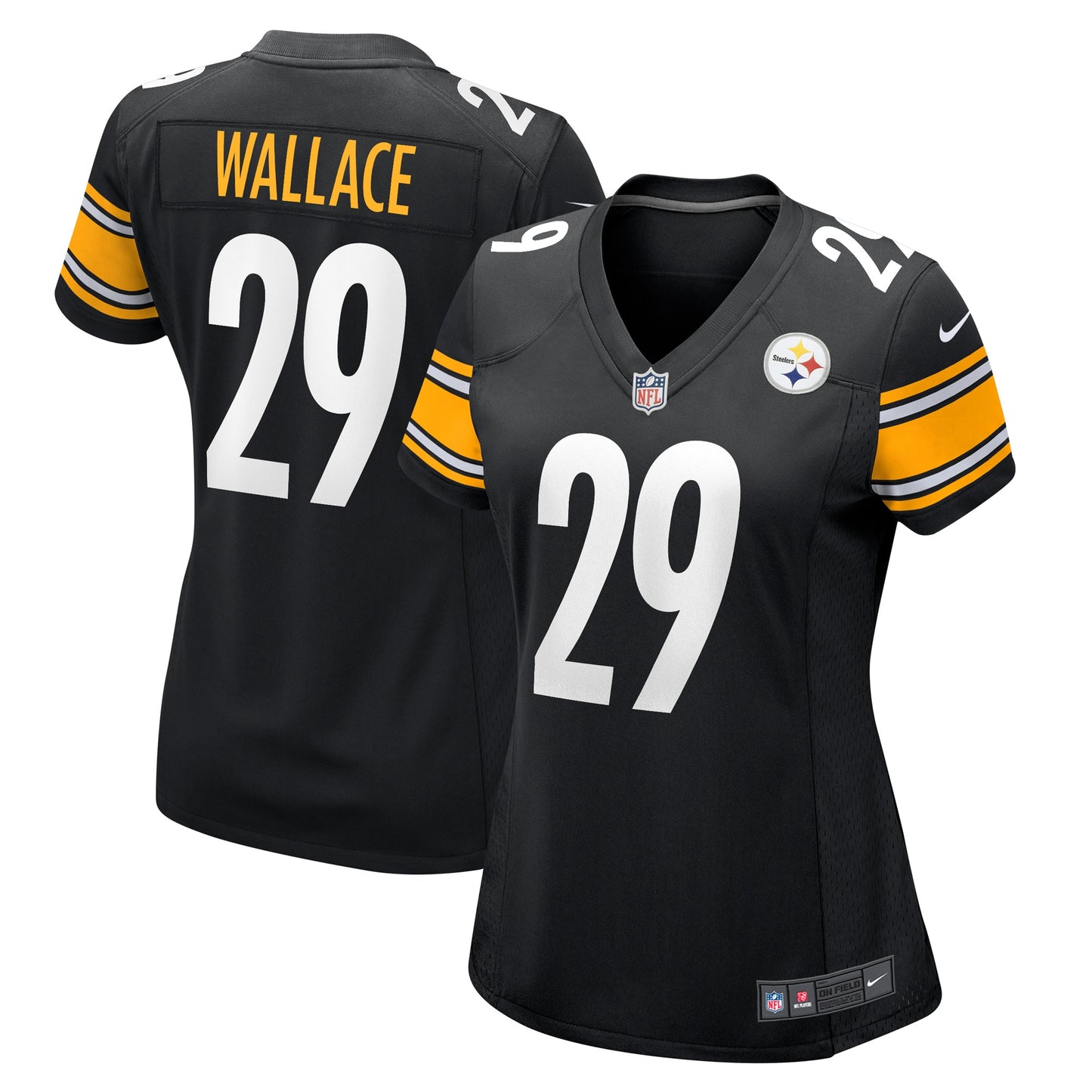 Levi Wallace Pittsburgh Steelers Nike Women's Game Player Jersey - Black