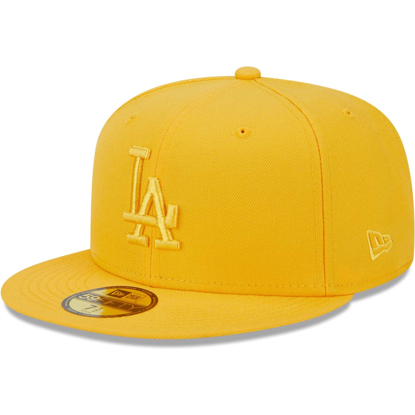 Los Angeles Dodgers New Era Color Pack 59FIFTY Fitted Hat - Gold