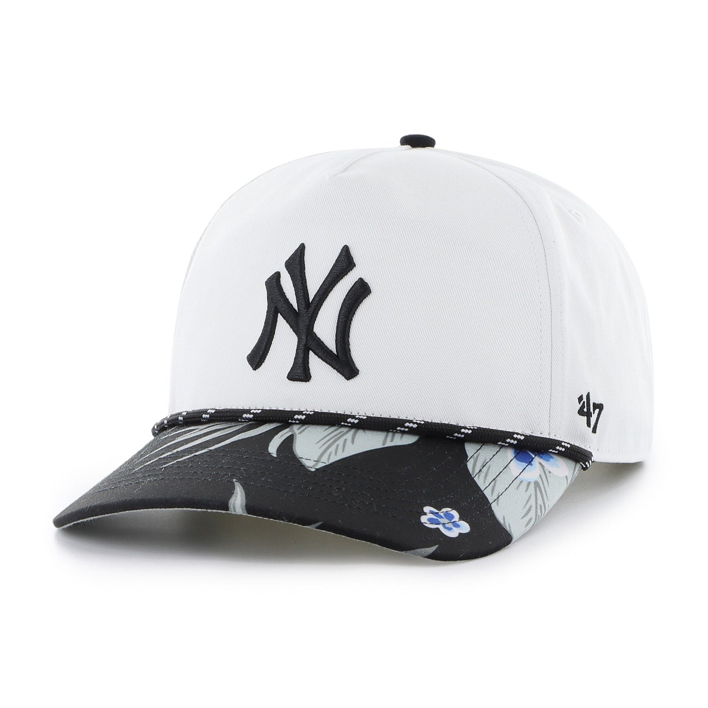New York Yankees '47 Dark Tropic Hitch Snapback Hat - White