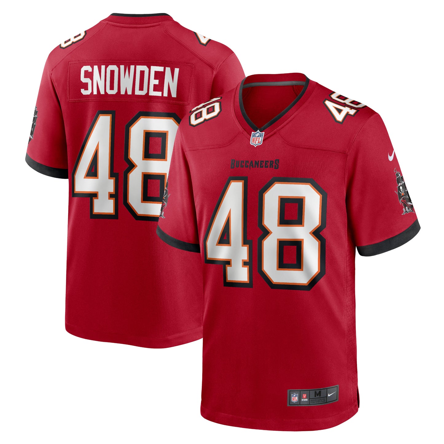 Charles Snowden Tampa Bay Buccaneers Nike Home Game Player Jersey - Red