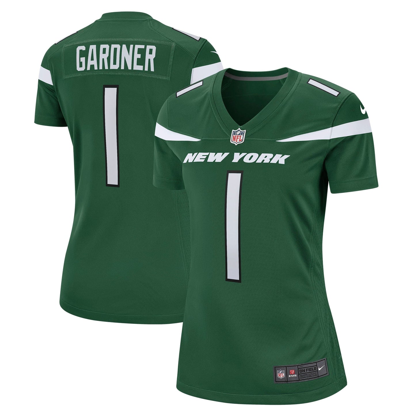 Women's Nike Ahmad Sauce Gardner Green New York Jets Game Jersey