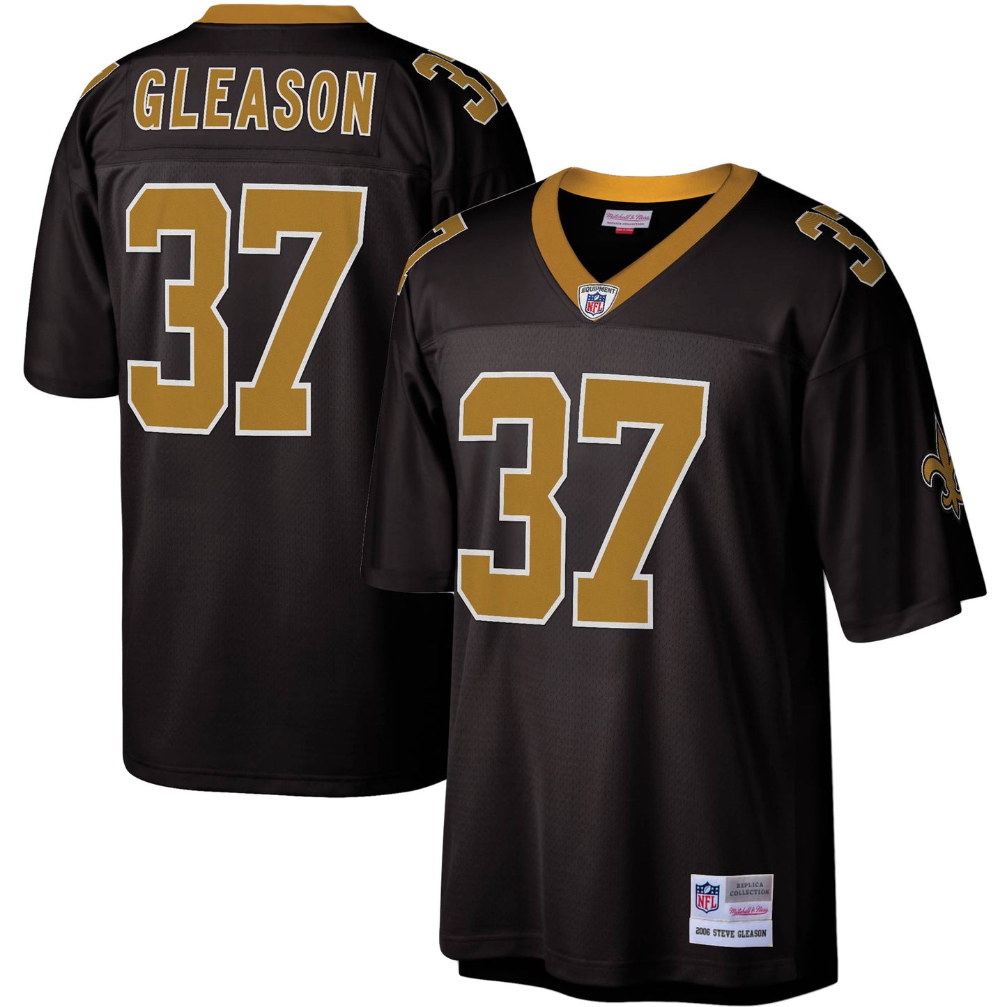 Steve Gleason New Orleans Saints Mitchell & Ness Legacy Replica Jersey - Black