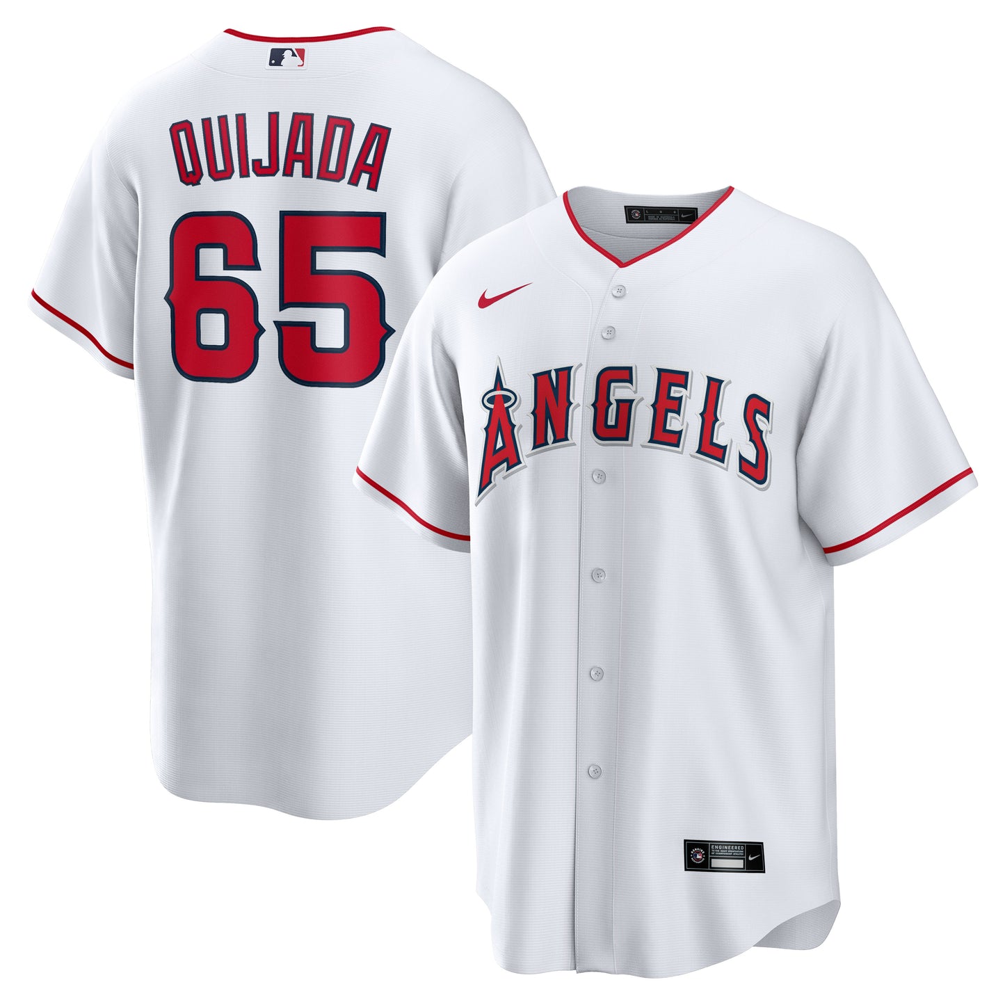 Jose Quijada Los Angeles Angels Nike Home Replica Player Jersey - White