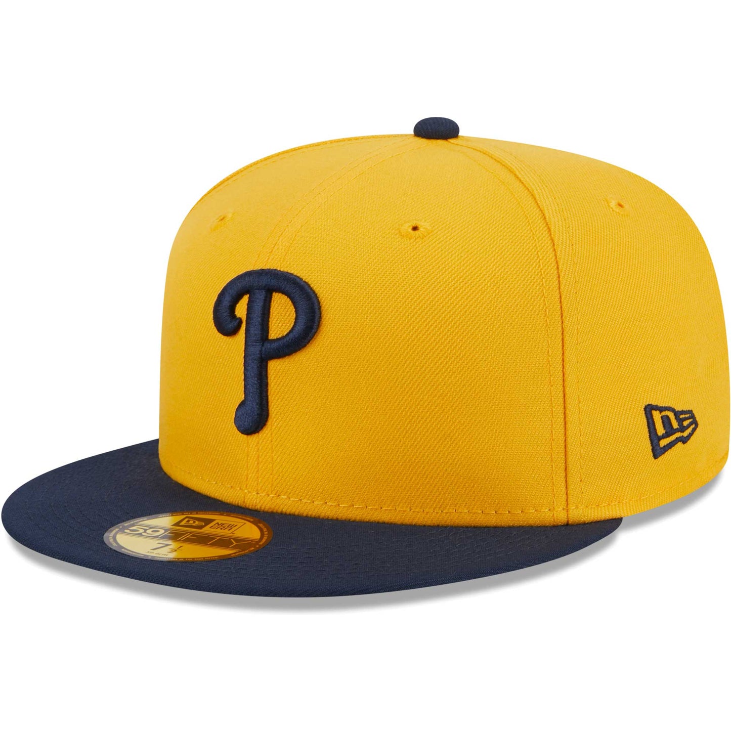 Philadelphia Phillies New Era Two-Tone Color Pack 59FIFTY Fitted Hat - Gold