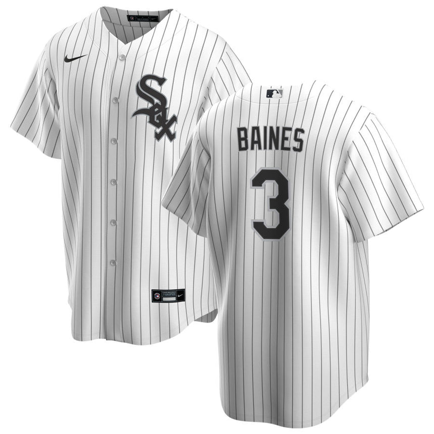 Harold Baines Chicago White Sox Replica Men's Home Jersey With Premium Lettering