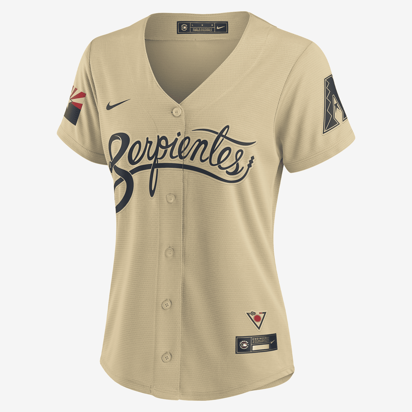 MLB Arizona Diamondbacks City Connect Women's Replica Baseball Jersey - Gold