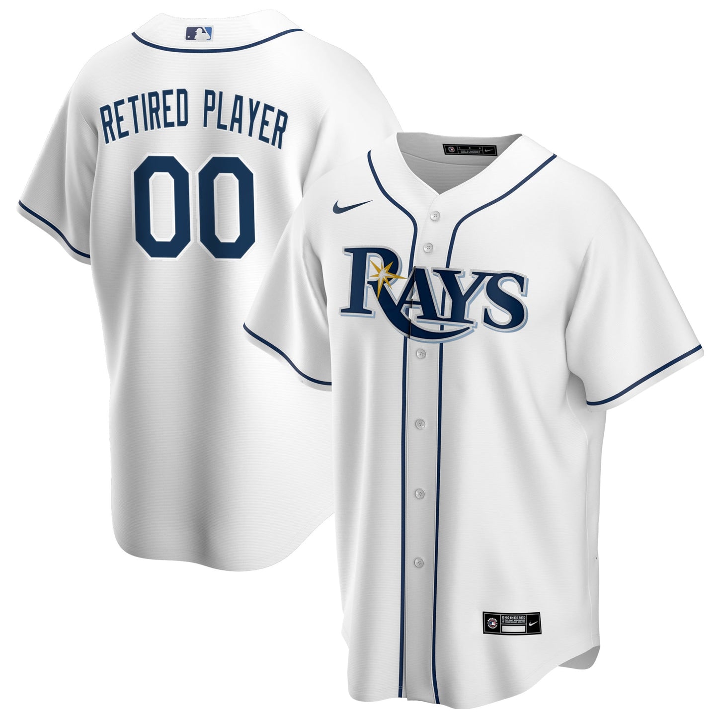 Tampa Bay Rays Nike Home Pick-A-Player Retired Roster Replica Jersey - White