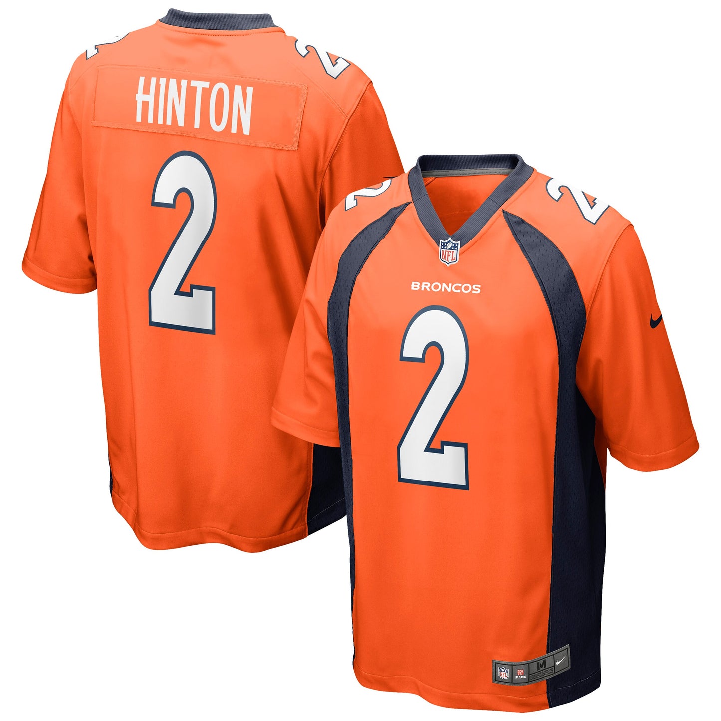 Kendall Hinton Denver Broncos Nike Game Jersey - Orange