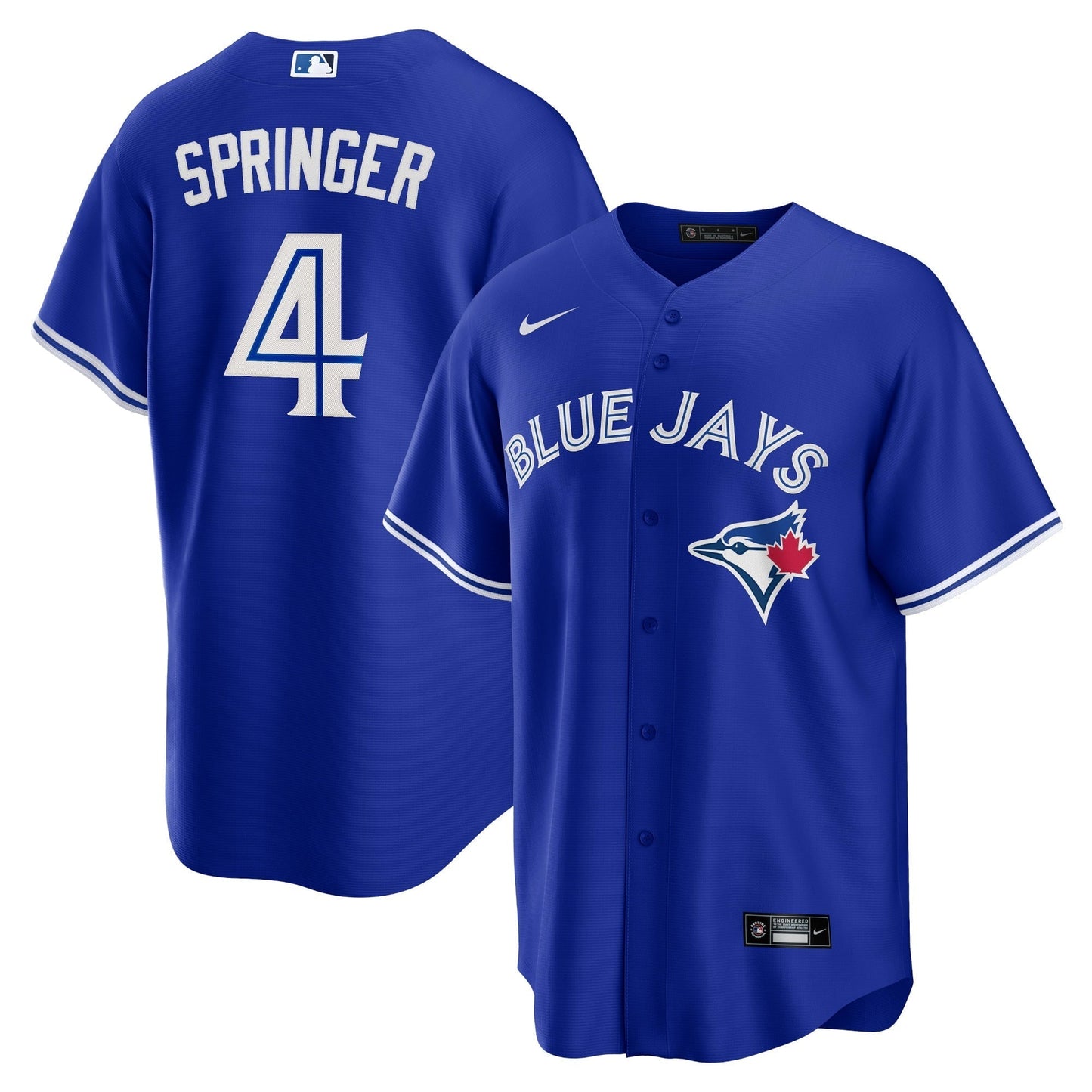 Men's Nike George Springer Royal Toronto Blue Jays Alternate Replica Player Jersey