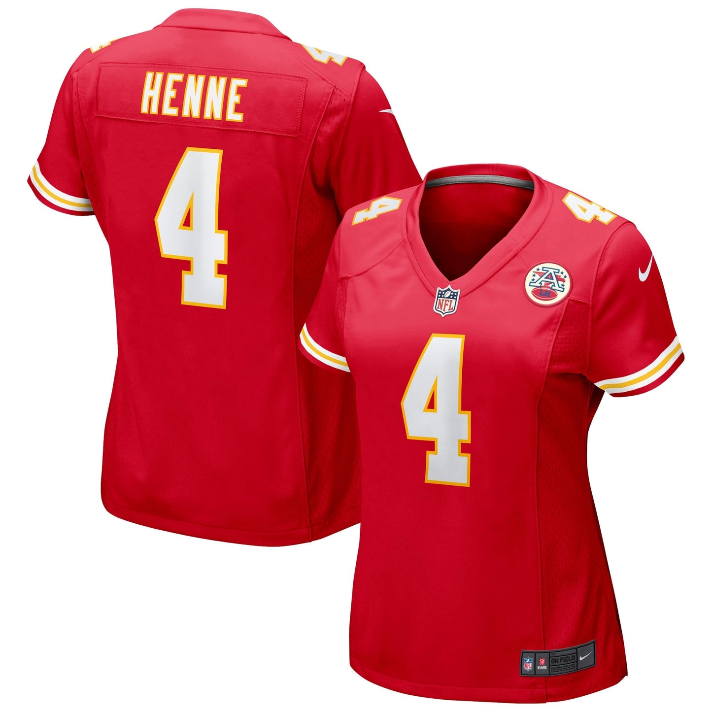 Women's Nike Chad Henne Red Kansas City Chiefs Game Jersey