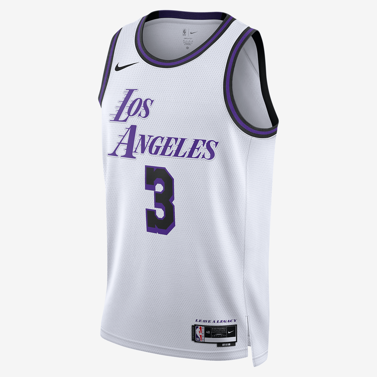 Anthony Davis Los Angeles Lakers City Edition Nike Dri-FIT NBA Swingman Jersey - White