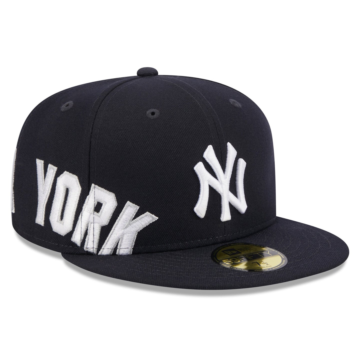 New York Yankees New Era Arch 59FIFTY Fitted Hat - Navy