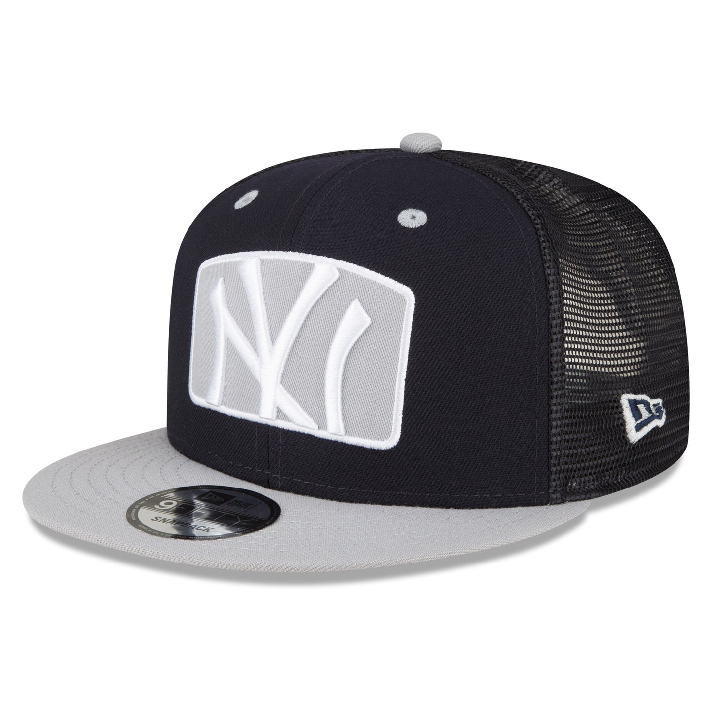 New York Yankees New Era Logo Zoom Trucker 9FIFTY Snapback Hat - Navy