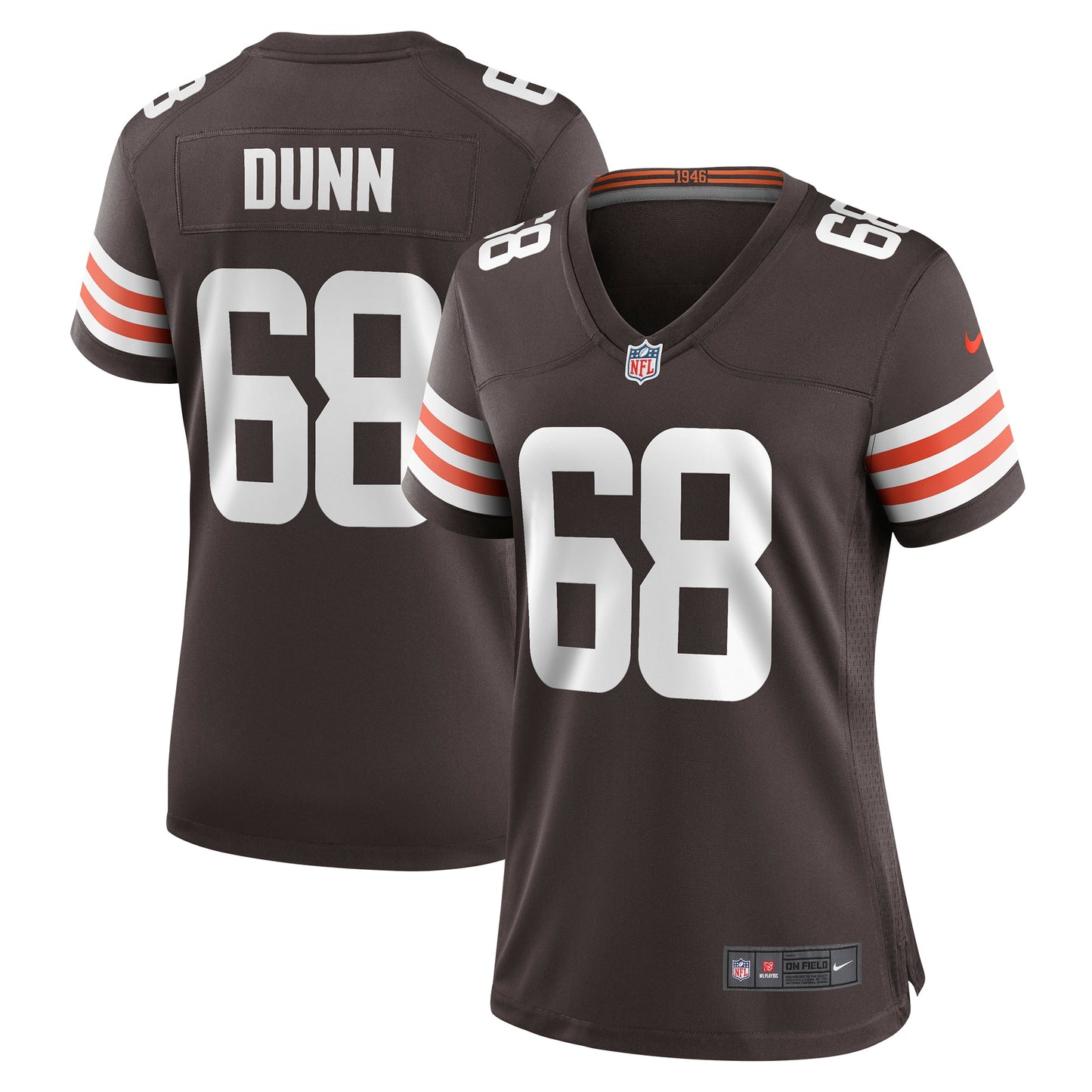 Michael Dunn Cleveland Browns Nike Women's Game Jersey - Brown