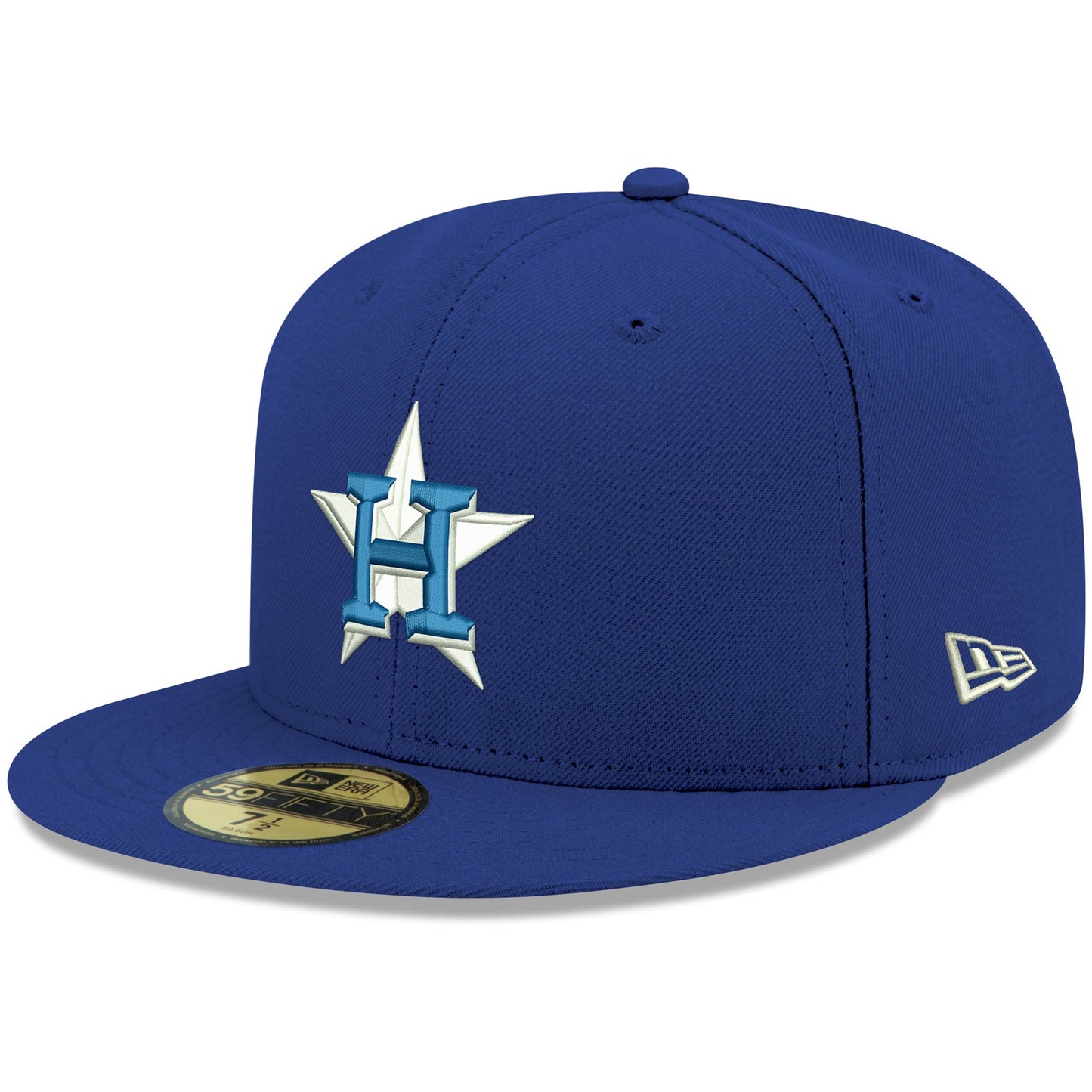 Houston Astros New Era White Logo 59FIFTY Fitted Hat - Royal