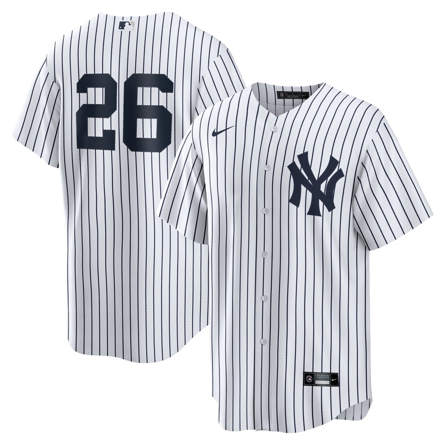 Men's Nike DJ LeMahieu White New York Yankees Home Replica Player Name Jersey