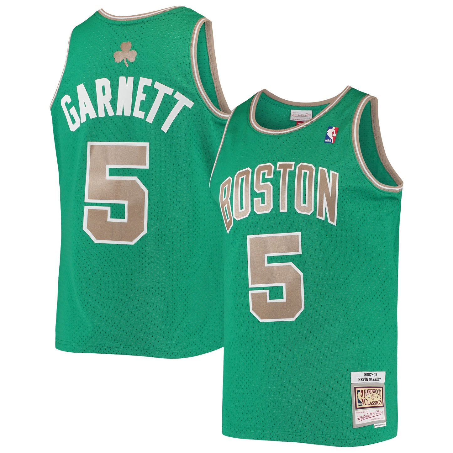 Kevin Garnett Boston Celtics Mitchell & Ness 2001/02 Hardwood Classics Swingman Jersey - Kelly Green