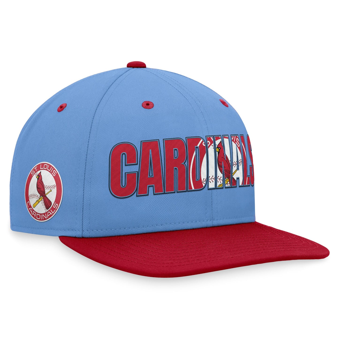 St. Louis Cardinals Nike Cooperstown Collection Pro Snapback Hat - Light Blue