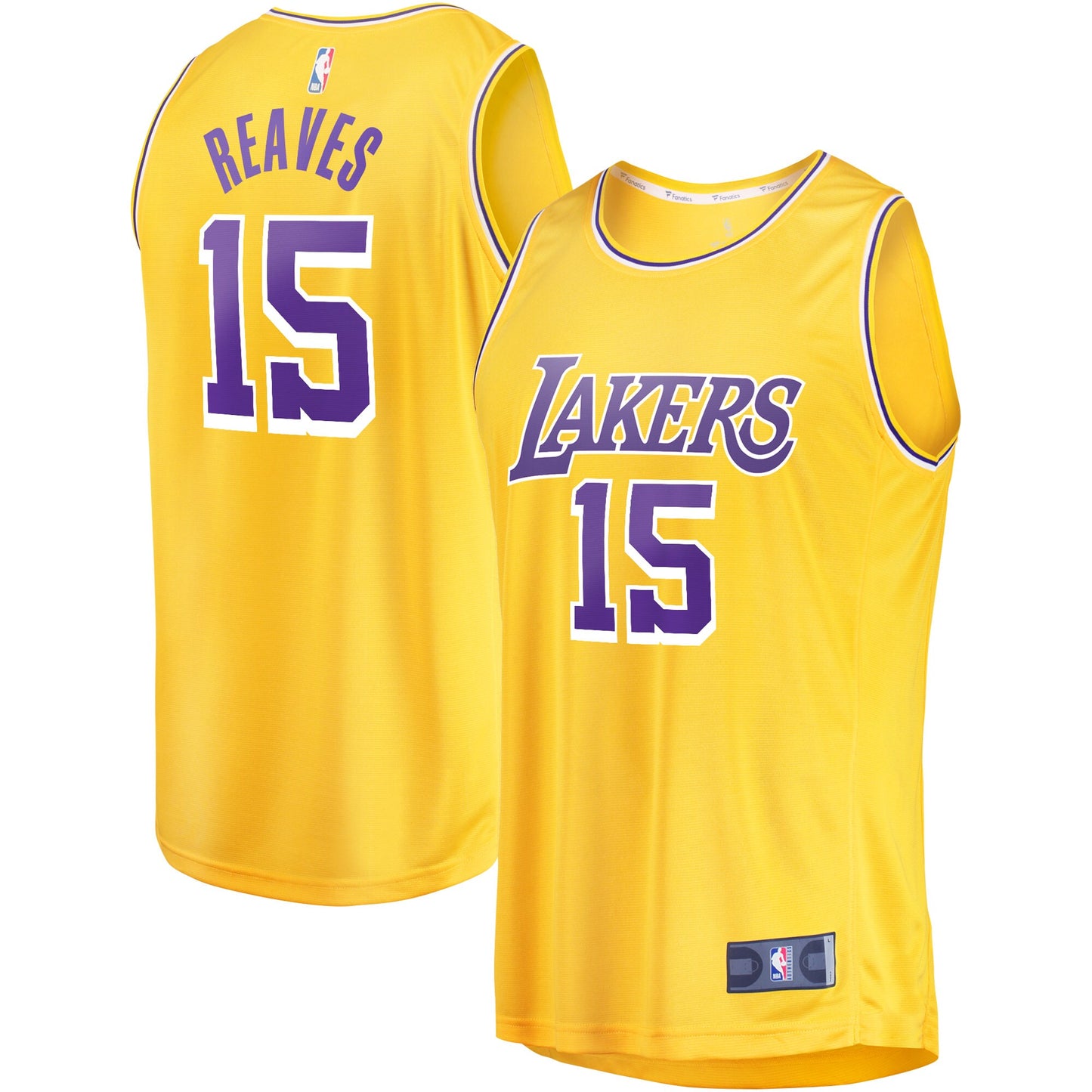 Austin Reaves Los Angeles Lakers Fanatics Branded Youth Fast Break Player Jersey - Icon Edition - Gold