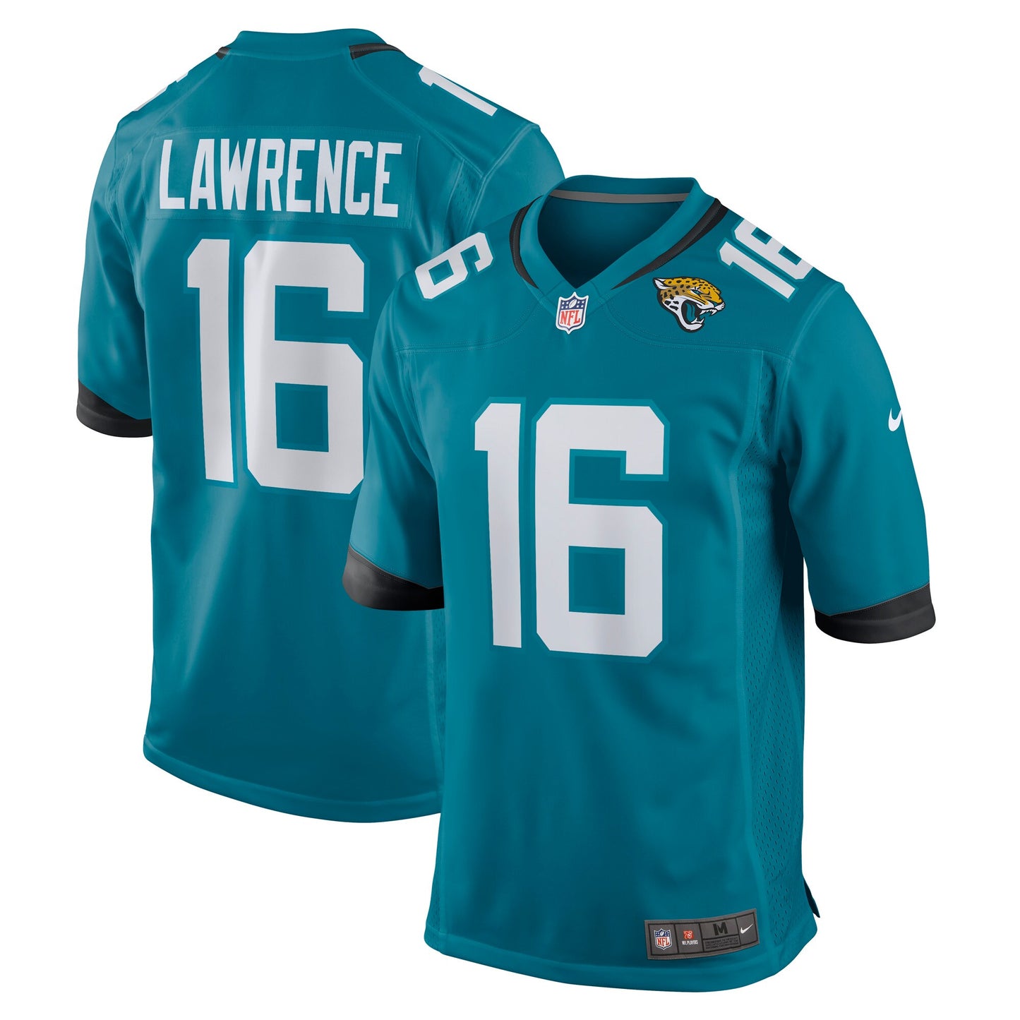 Trevor Lawrence Jacksonville Jaguars Nike 2021 NFL Draft First Round Pick Game Jersey - Teal