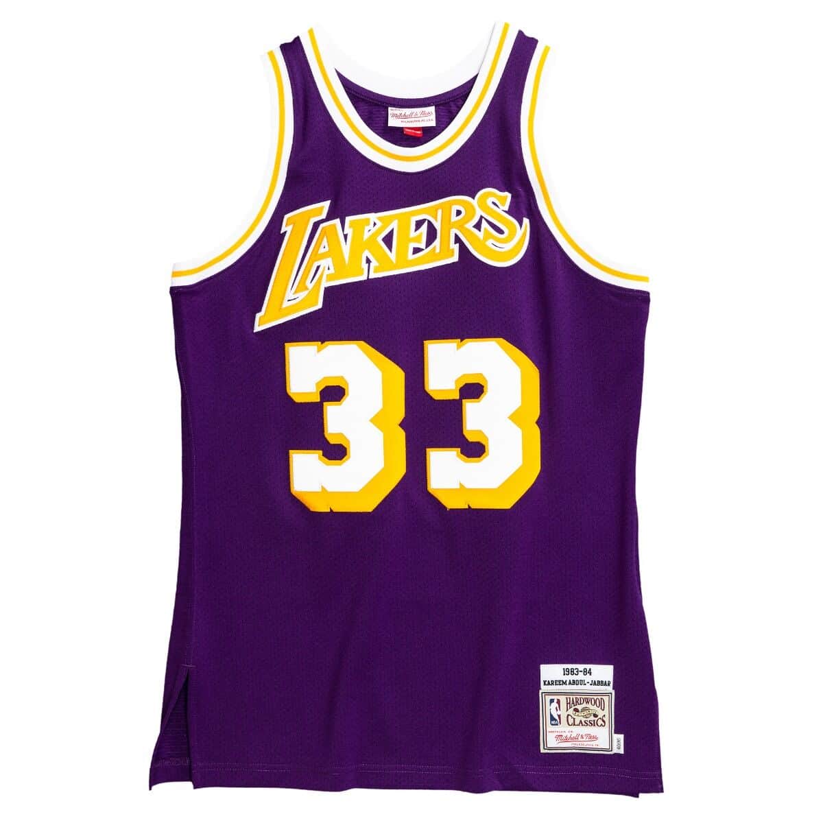 Authentic Jersey Los Angeles Lakers 1983-84 Kareem Abdul-Jabbar
