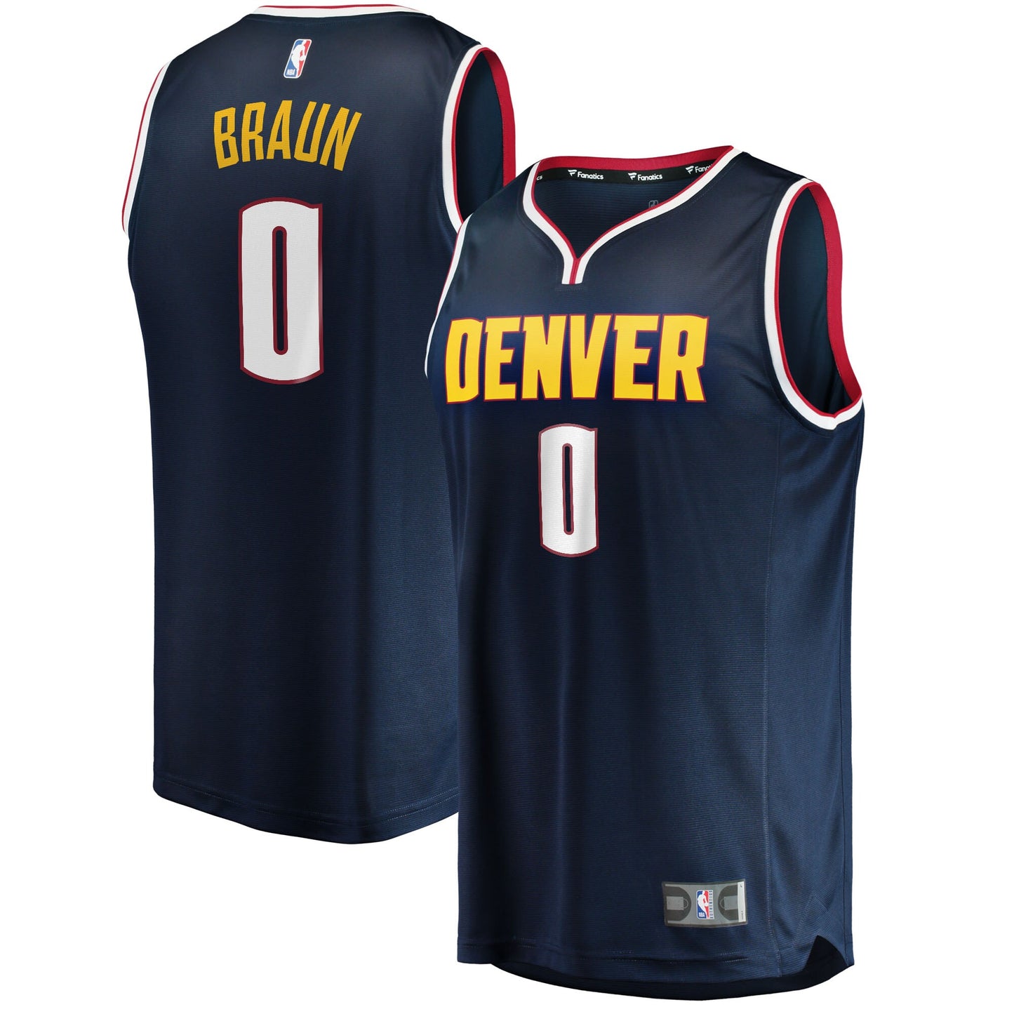 Christian Braun Denver Nuggets Fanatics Branded 2022 NBA Draft First Round Pick Fast Break Replica Player Jersey - Icon Edition - Navy