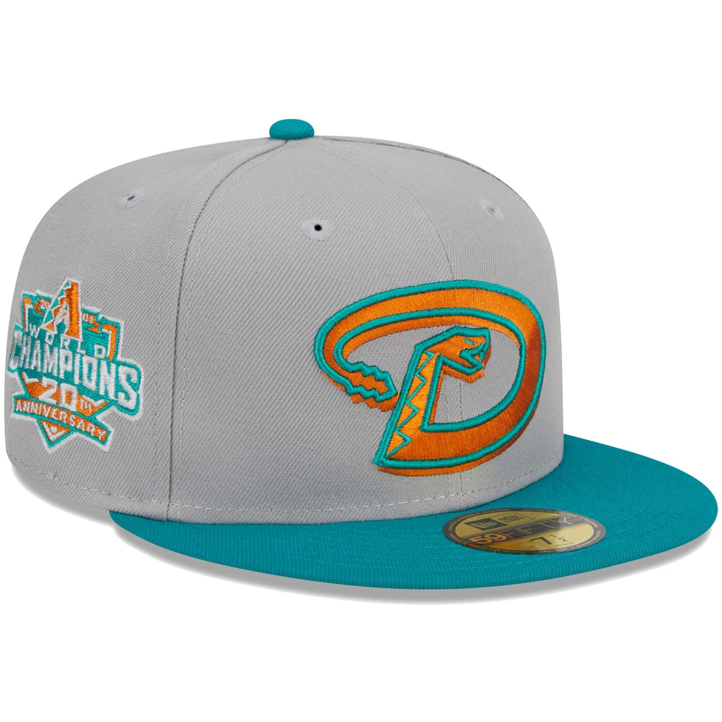 Arizona Diamondbacks New Era 59FIFTY Fitted Hat - Gray/Teal