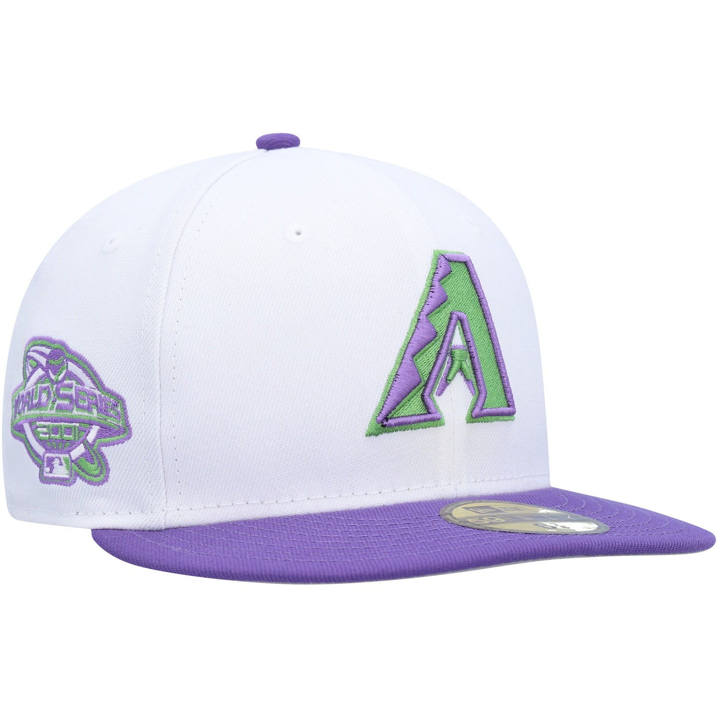 Arizona Diamondbacks New Era Side Patch 59FIFTY Fitted Hat - White
