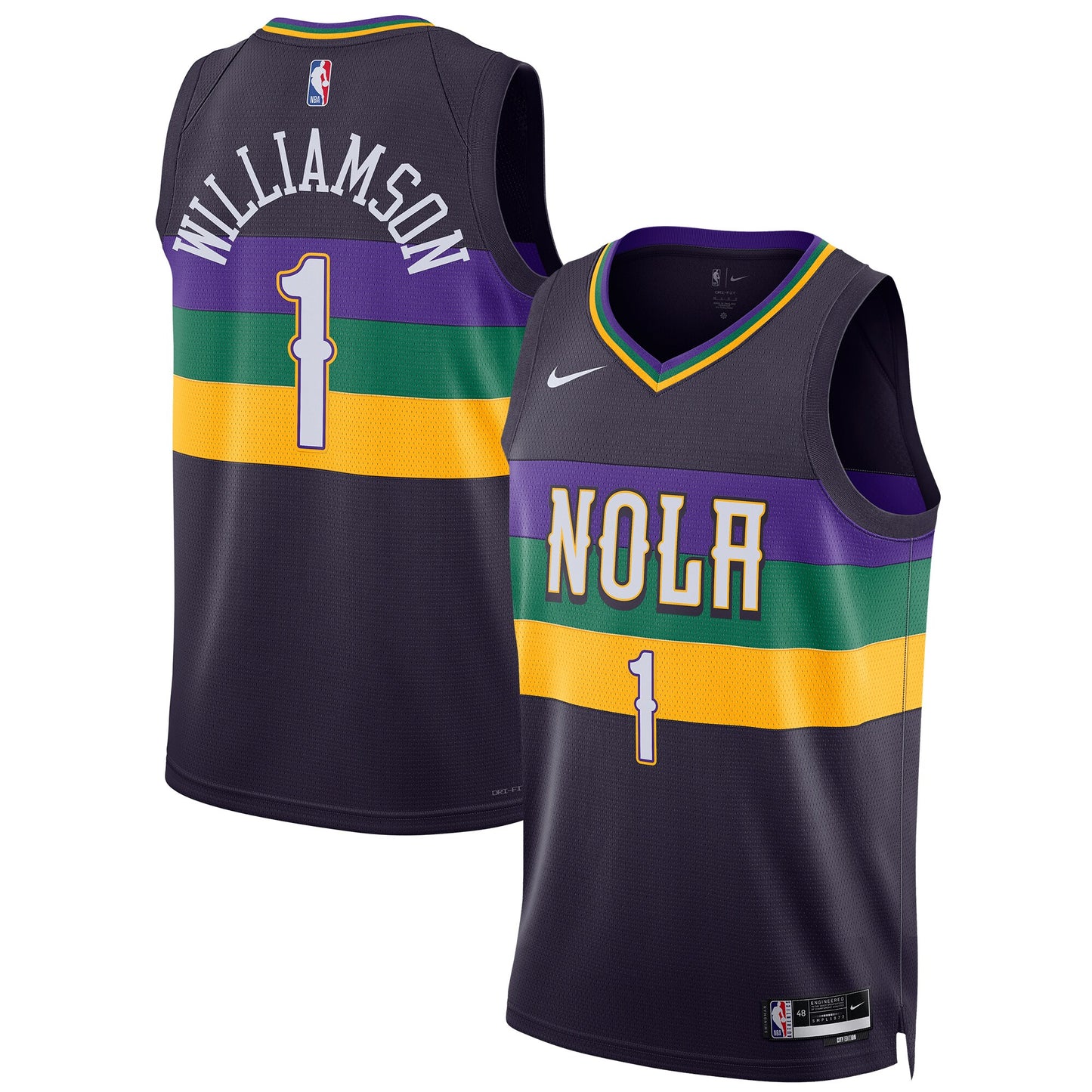 Zion Williamson New Orleans Pelicans Nike Unisex 2022/23 Swingman Jersey - City Edition - Purple