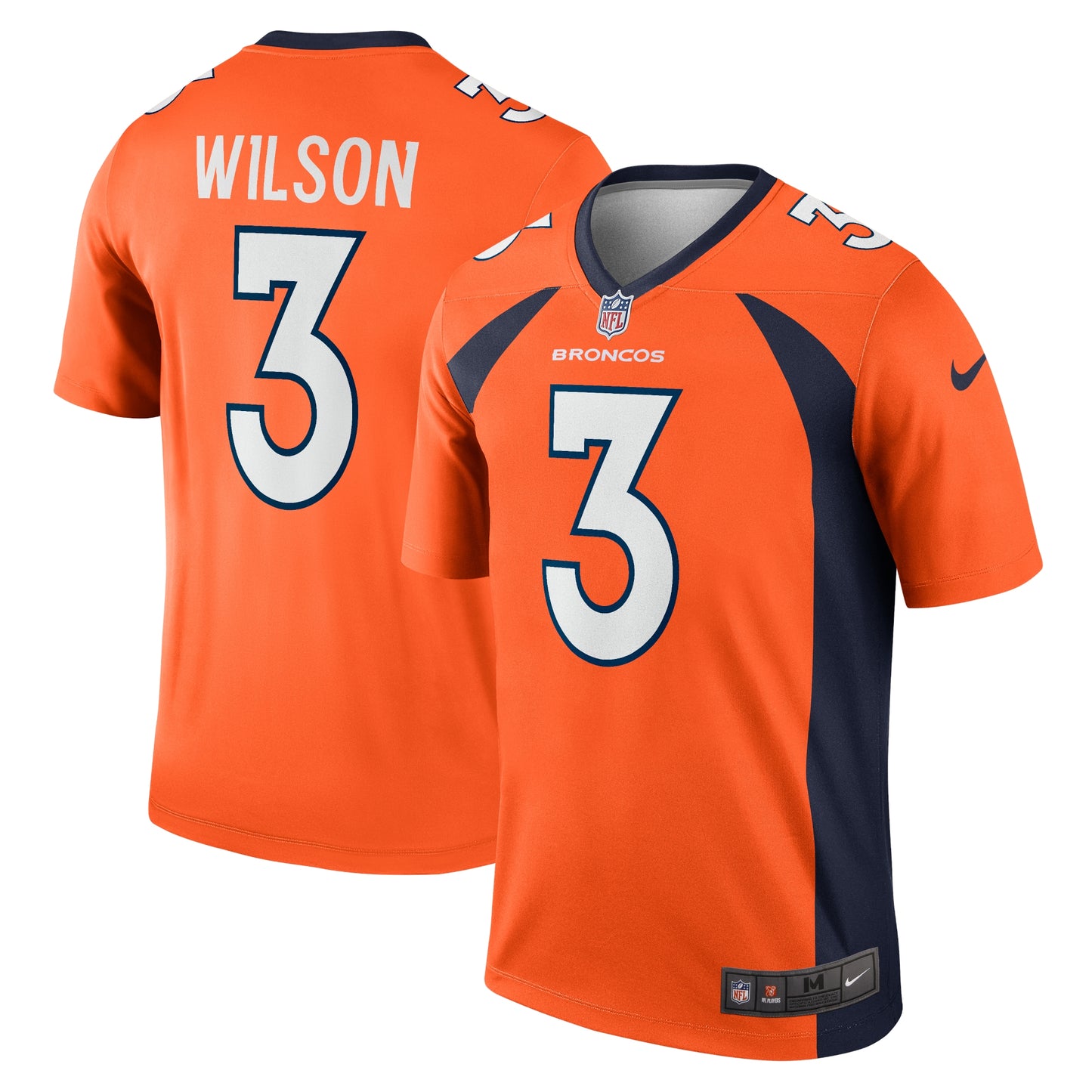 Russell Wilson Denver Broncos Nike Legend Jersey - Orange