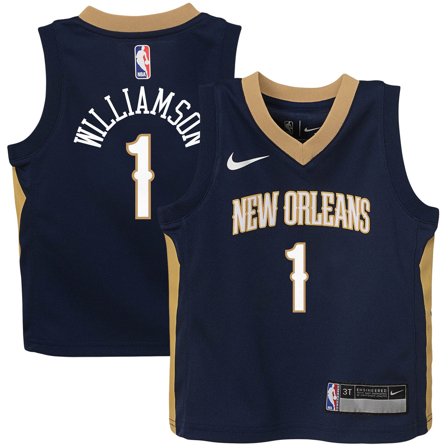 Zion Williamson New Orleans Pelicans Nike Toddler Replica Jersey - Icon Edition - Navy
