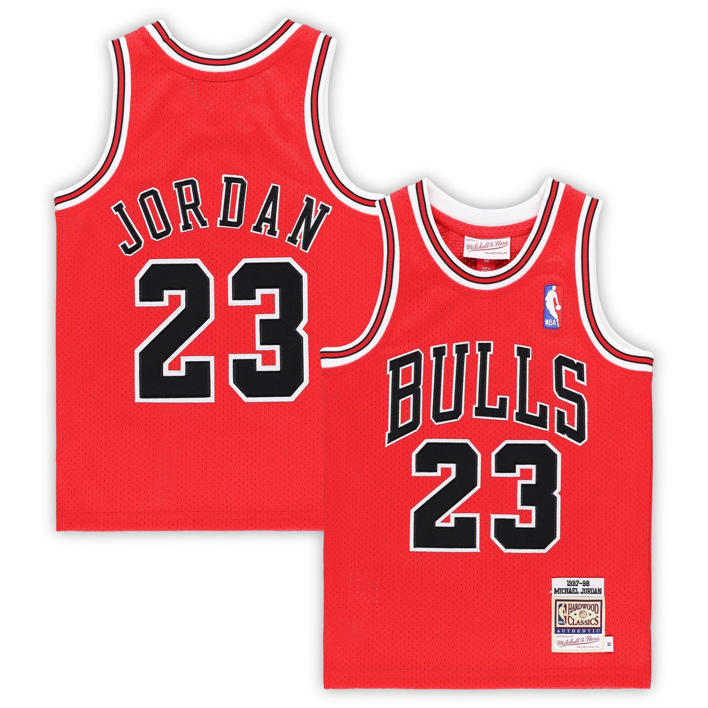 Michael Jordans Chicago Bulls Mitchell & Ness Preschool 1997/98 Hardwood Classics Authentic Jersey - Red