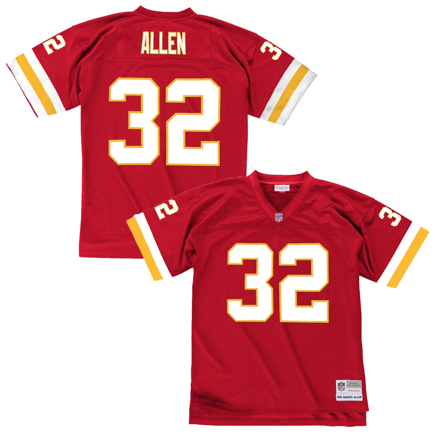 Marcus Allen Kansas City Chiefs Mitchell & Ness 1994 Retired Player Legacy Replica Jersey - Red