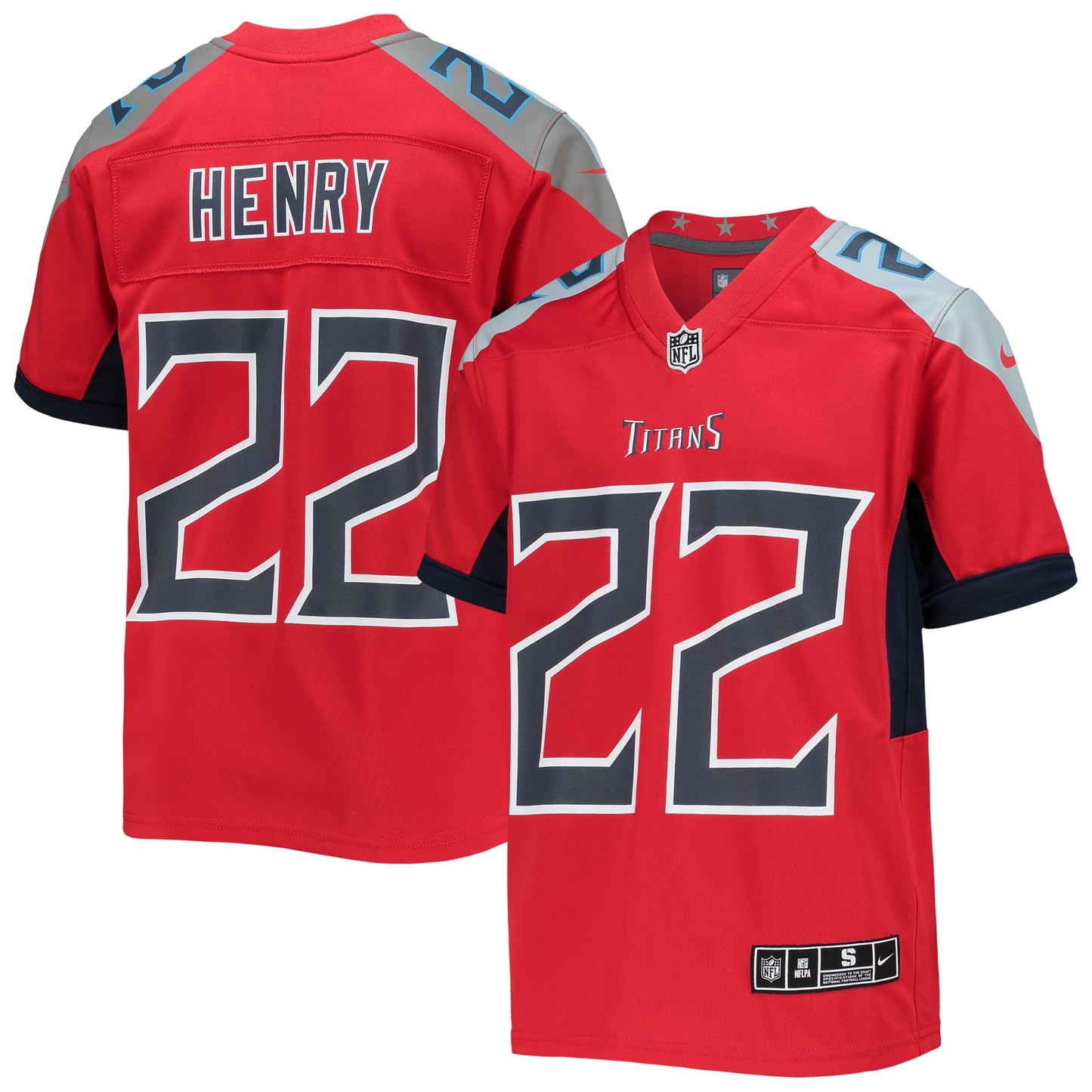 Derrick Henry Tennessee Titans Nike Youth Inverted Team Game Jersey - Red