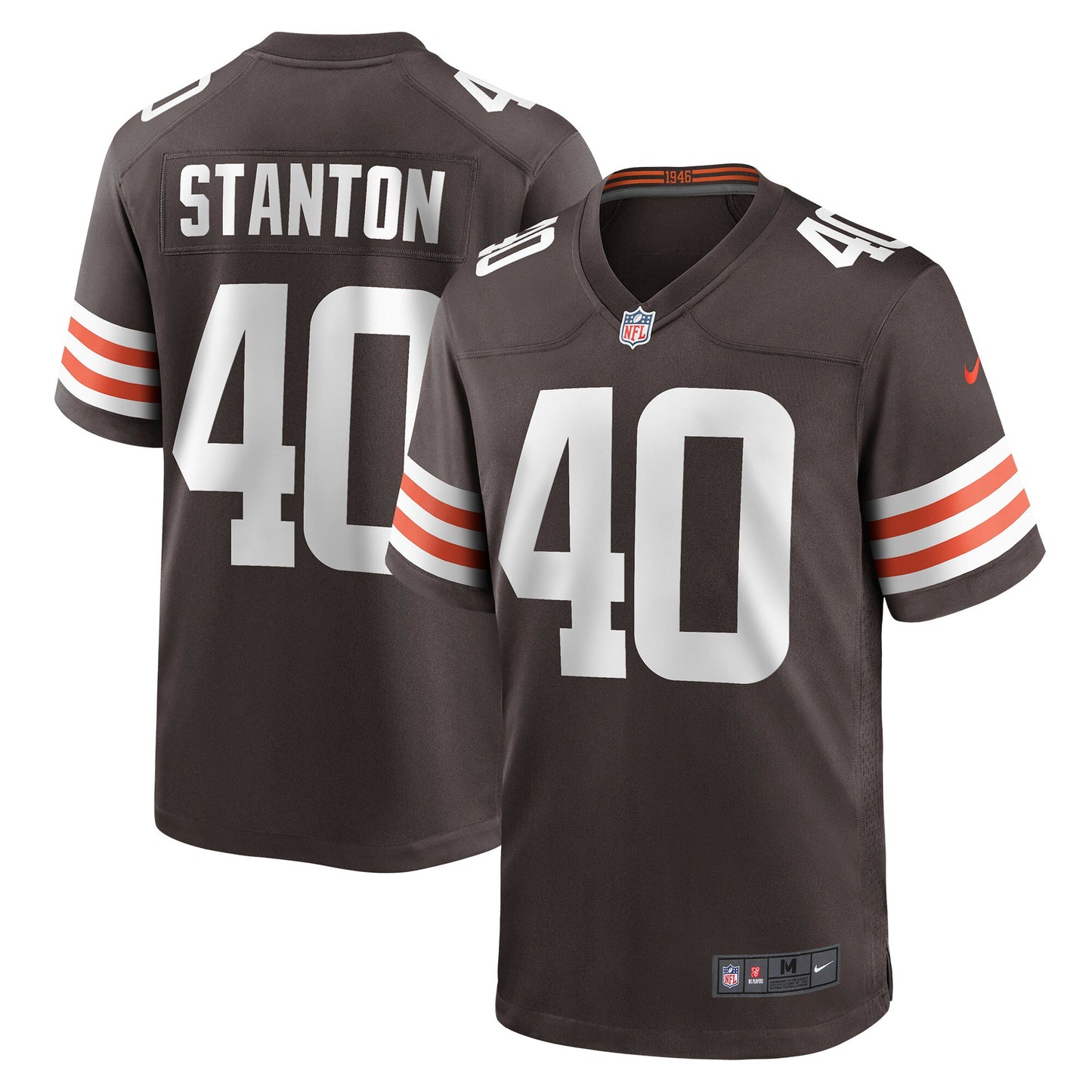 Johnny Stanton Cleveland Browns Nike Game Jersey - Brown