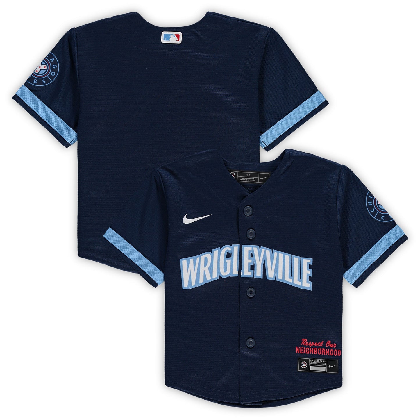Chicago Cubs Nike Infant MLB City Connect Replica Jersey - Navy