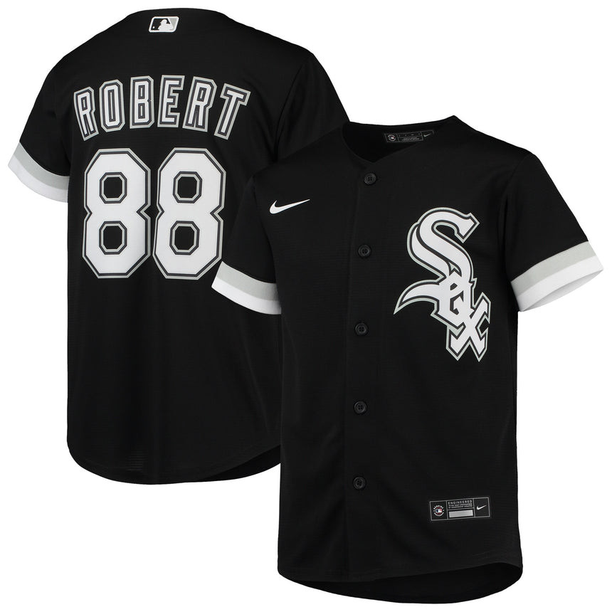 Youth Chicago White Sox Luis Robert Black Alternate Replica Player Jersey
