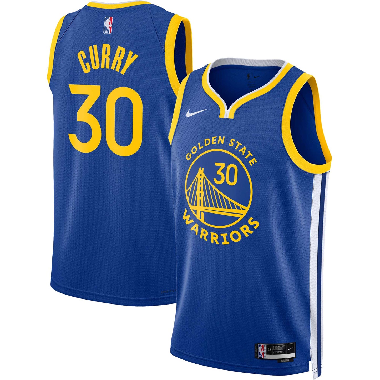 Stephen Curry Golden State Warriors Nike Unisex Swingman Jersey - Association Edition - Royal