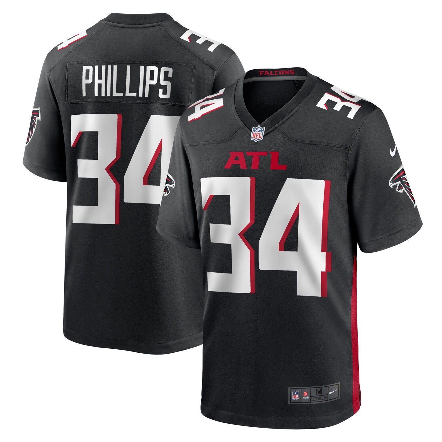 Clark Phillips III Atlanta Falcons Nike Team Game Jersey - Black