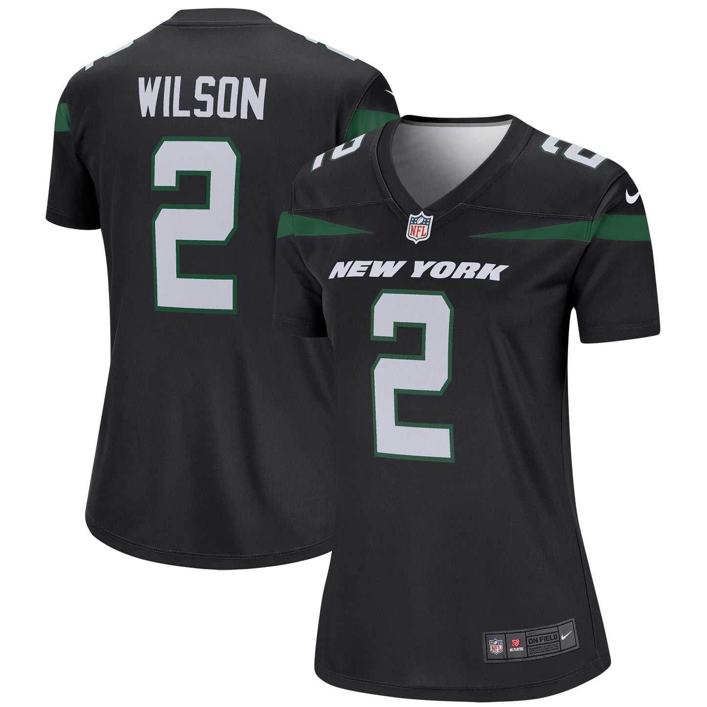 Women's Nike Zach Wilson Black New York Jets Legend Jersey