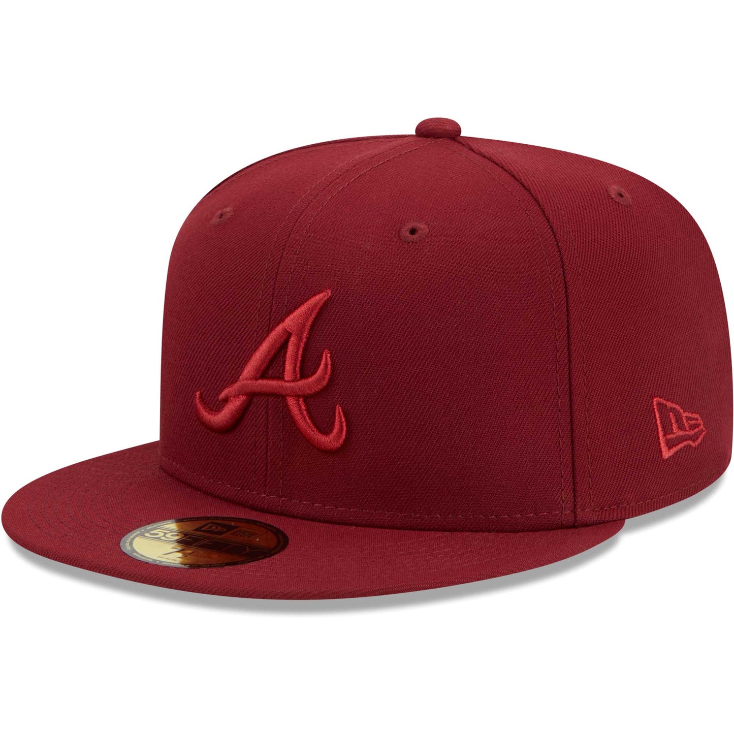 Atlanta Braves New Era Color Pack 59FIFTY Fitted Hat - Cardinal