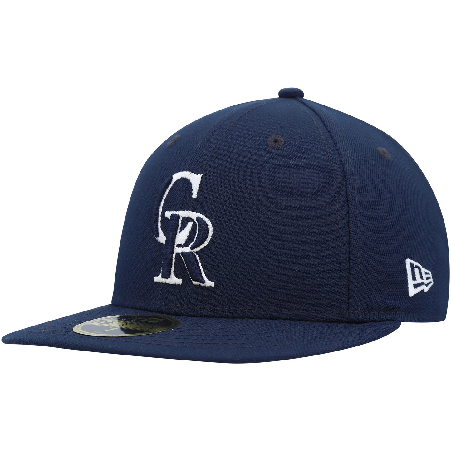 Colorado Rockies New Era Oceanside Low Profile 59FIFTY Fitted Hat - Navy