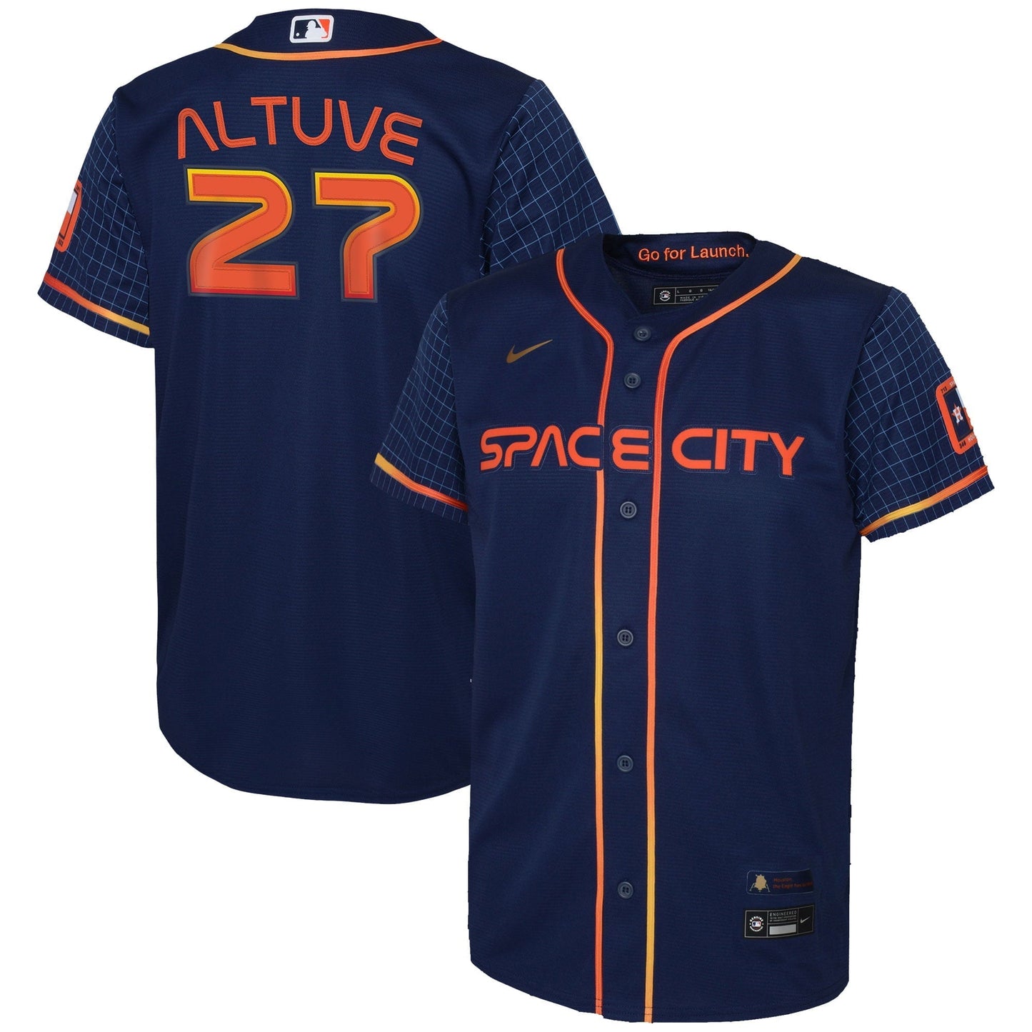 Toddler Nike Jose Altuve Navy Houston Astros 2022 City Connect Player Jersey