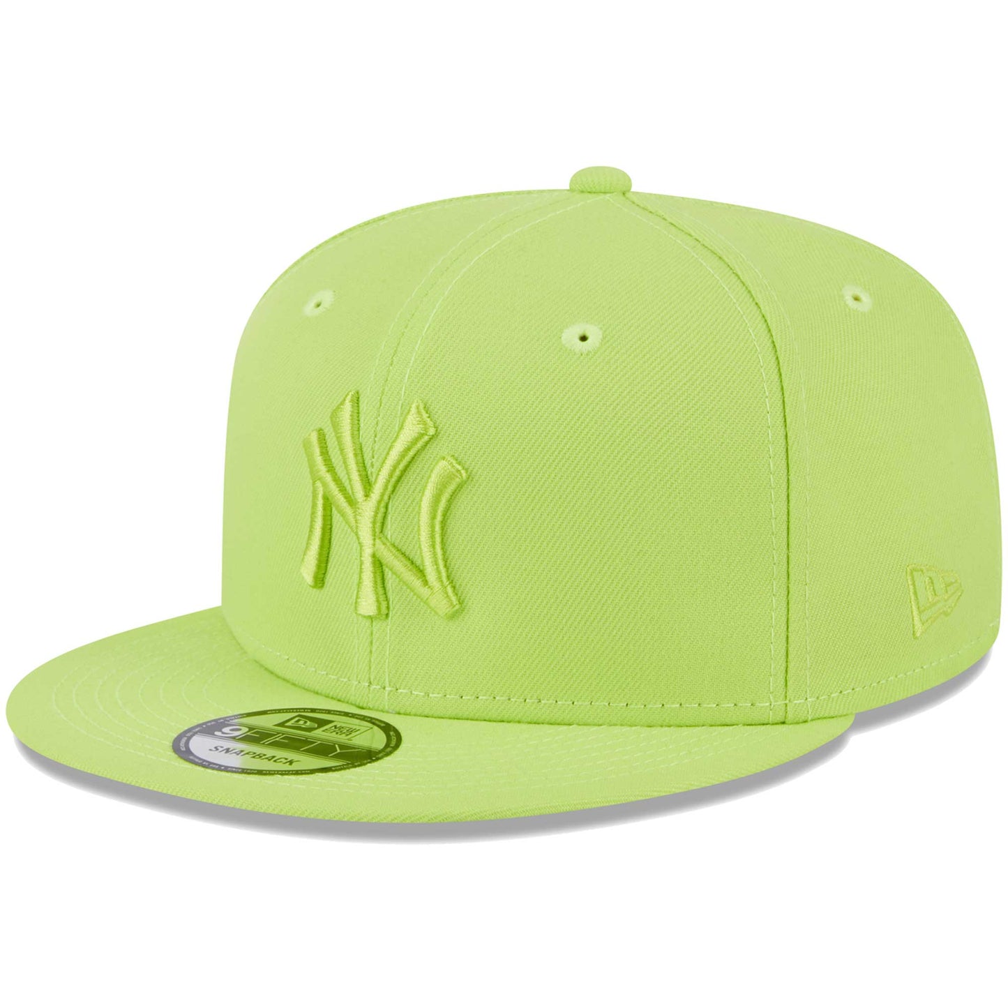 New York Yankees New Era Spring Color Basic 9FIFTY Snapback Hat - Neon Green